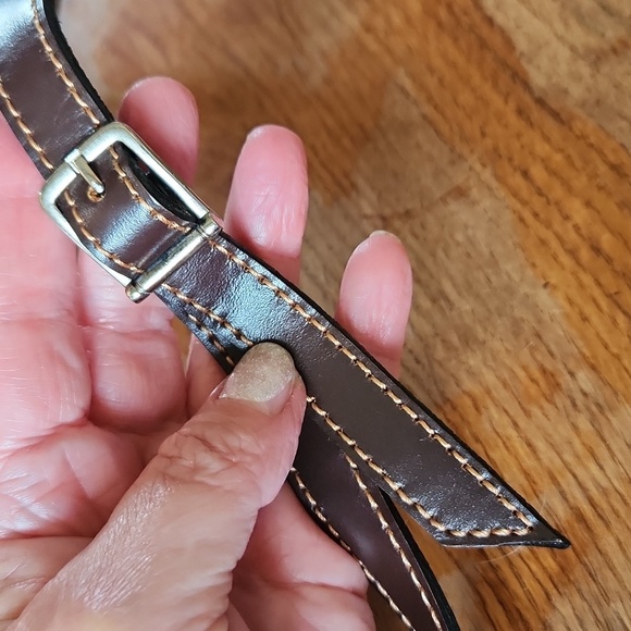 Vintage Zafiro Argentinean Leather Crossbody Purse Brown - Picture 7 of 12